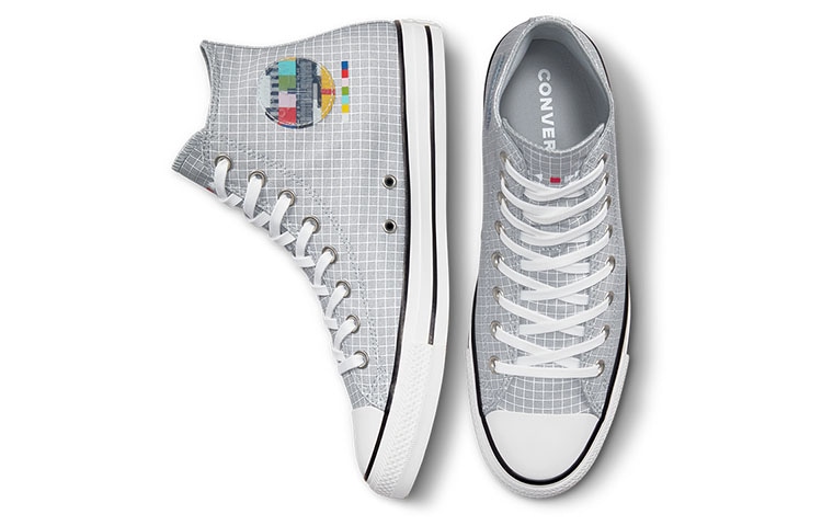 Converse Chuck Taylor All Star High Top Grey White — фото 3