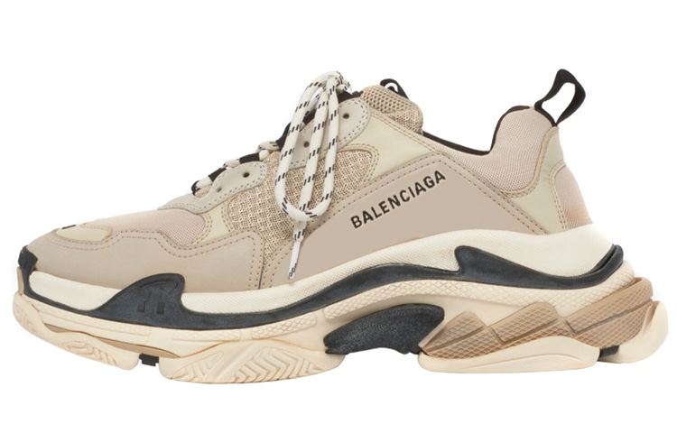 Balenciaga Triple S Beige Black — фото 5