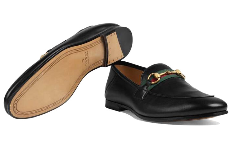Gucci Horsebit Loafers Black — фото 11