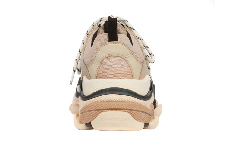 Balenciaga Triple S Beige Black — фото 8