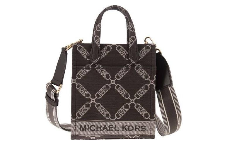MICHAEL KORS 迈克高仕 Michael Kors MK Signature Small Tote Bag Brown