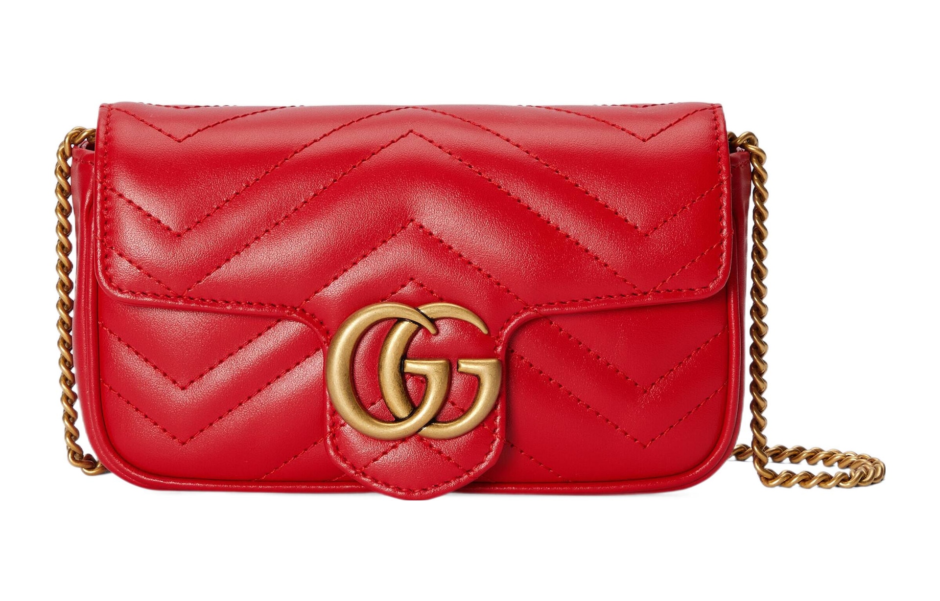 GUCCI/古驰 Gucci Marmont Mini Red