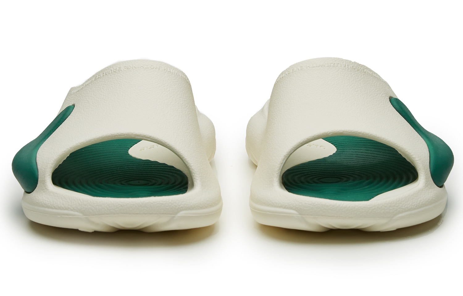 Eqlz Nowre x EQLZ Equalizer Oasis EVA Slides White Green — фото 4