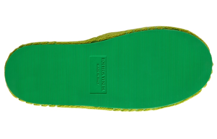 Bottega Veneta Resort Sponge Slides Green — фото 9