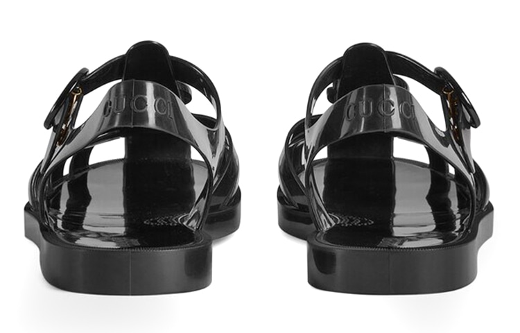 Gucci Roman Sandals Black — фото 8