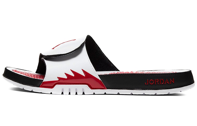 Jordan Hydro 5 Retro Slide White Red — фото 4