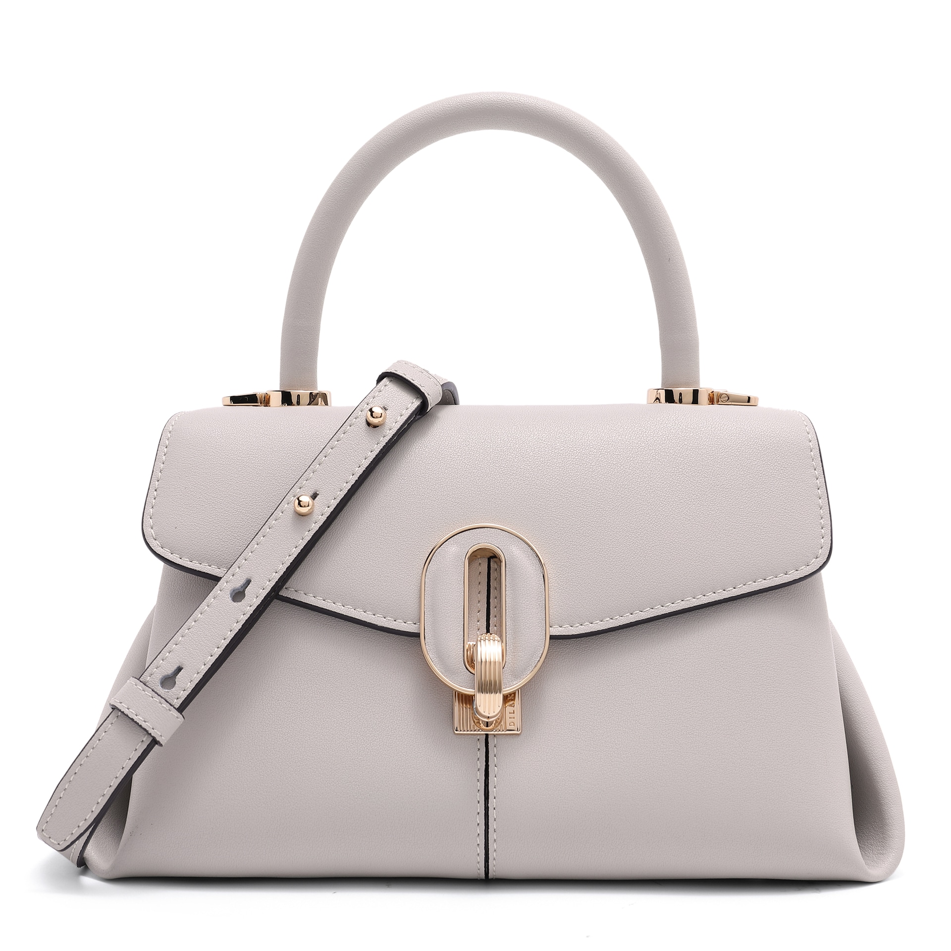 迪莱克丝/DILAKS DILAKS Kelly Bag Grey White