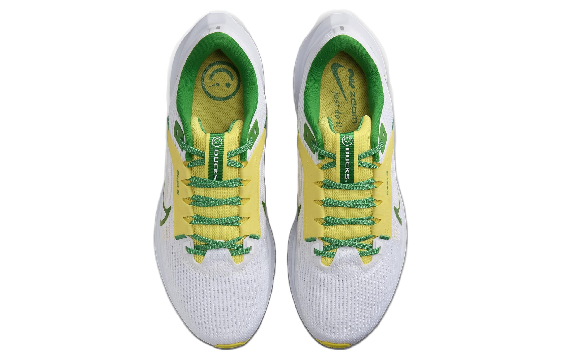 Nike Air Zoom Pegasus 40 White Yellow Green — фото 9