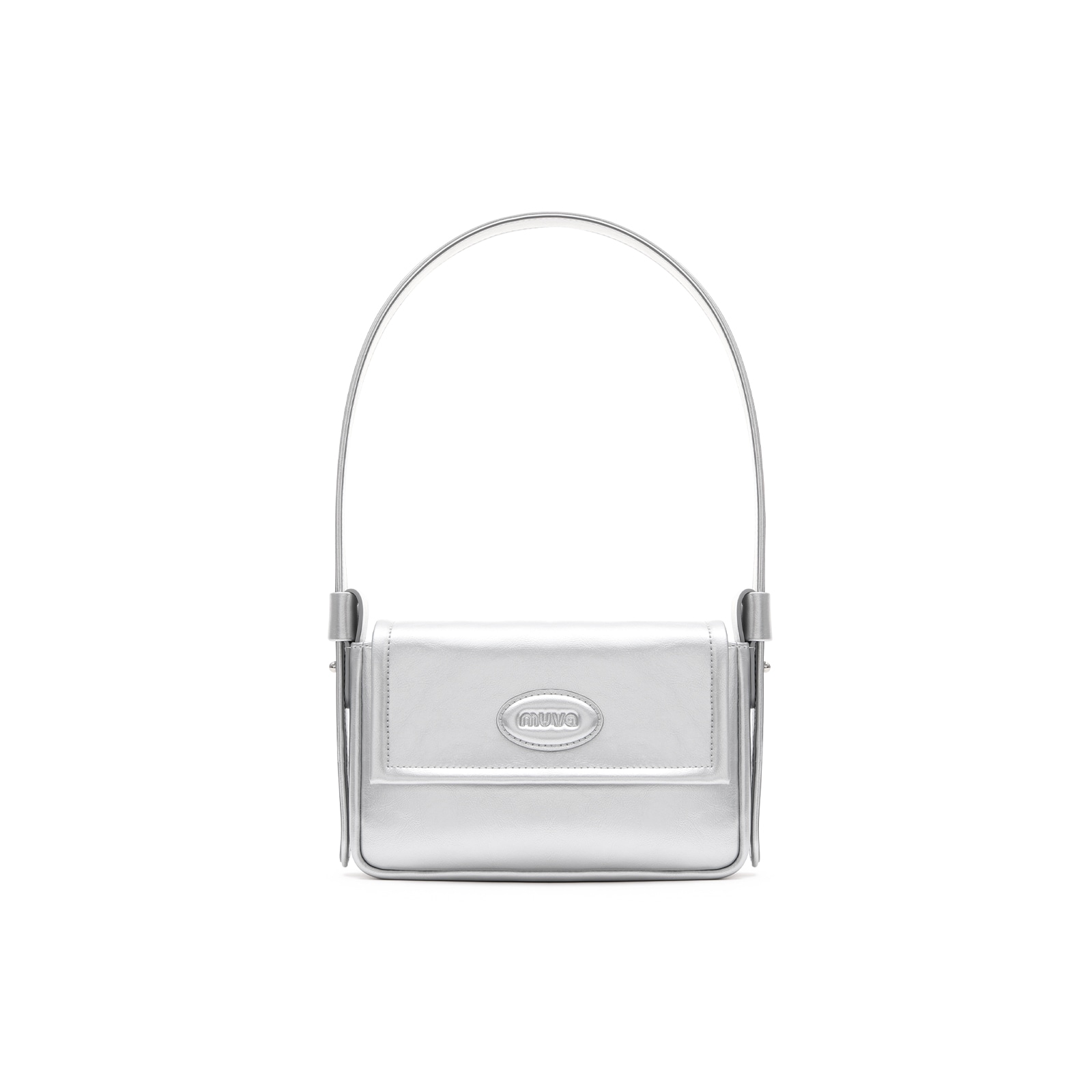 MUVA Shoulder Bag Milkshake White/Party Red/Moonrock Silver