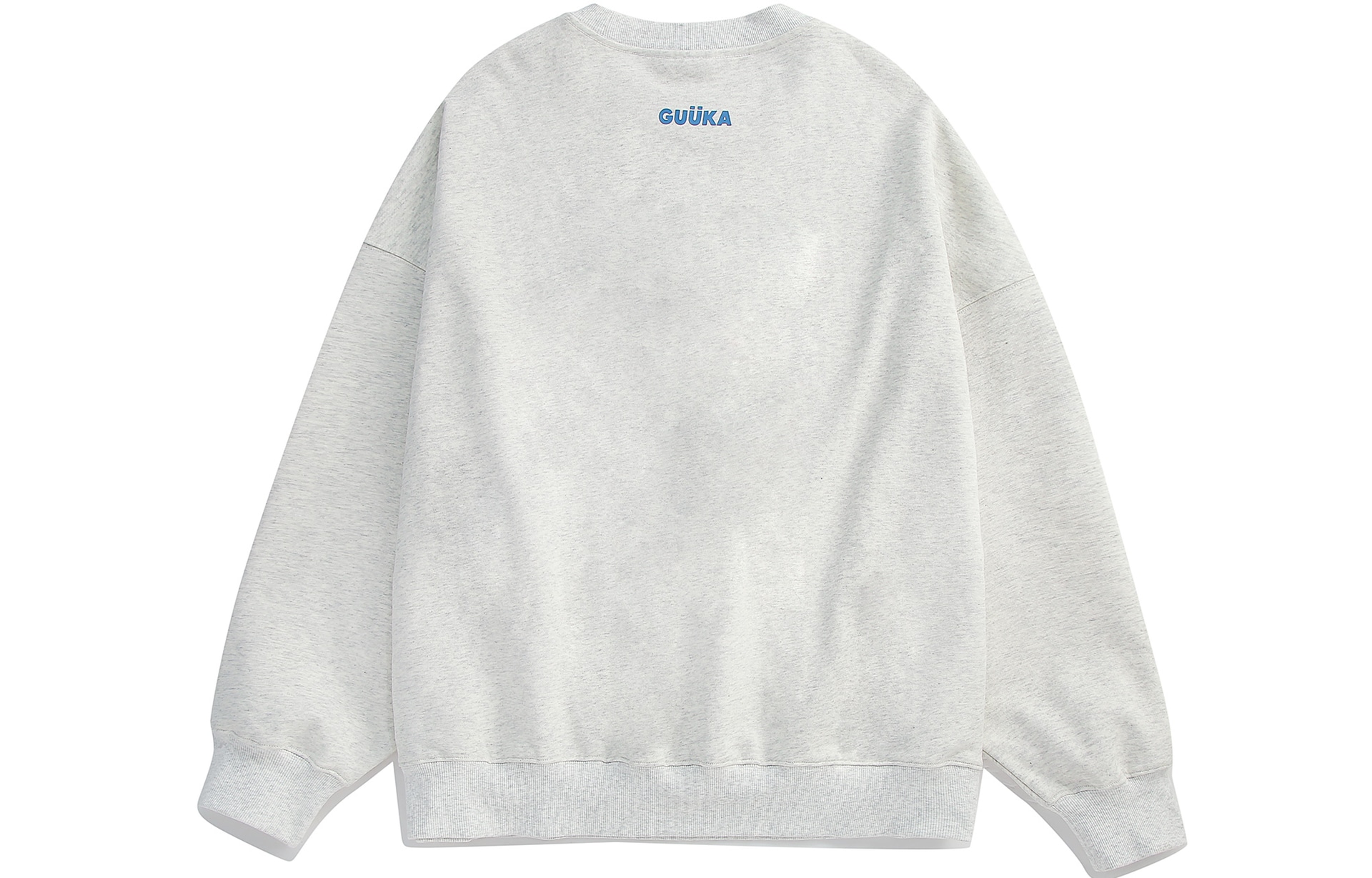 Guuka Hip Hop Street Letter Foam Print Sweatshirt — фото 1
