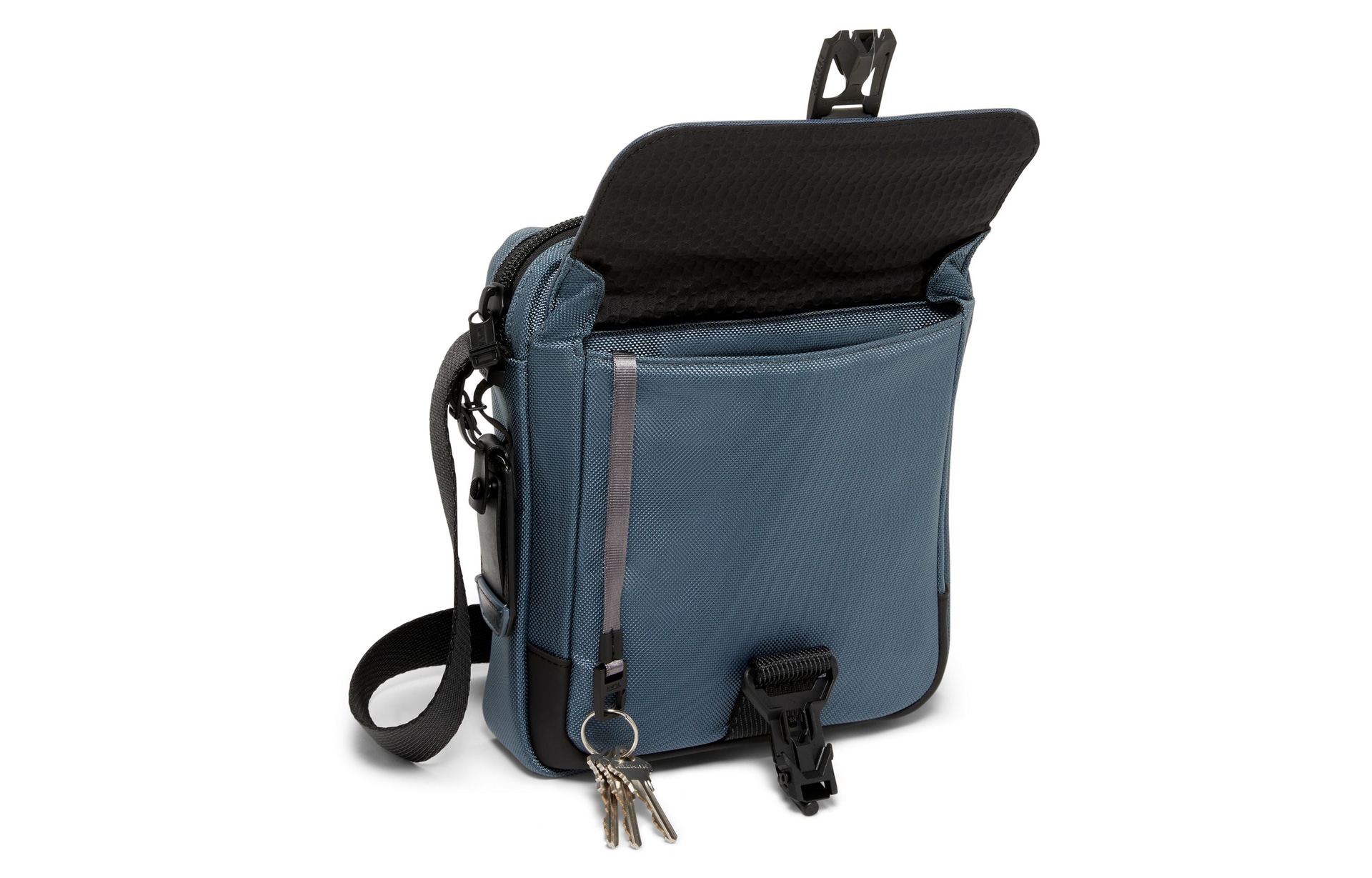 Tumi Junior Nylon Messenger Bag Blue — фото 3