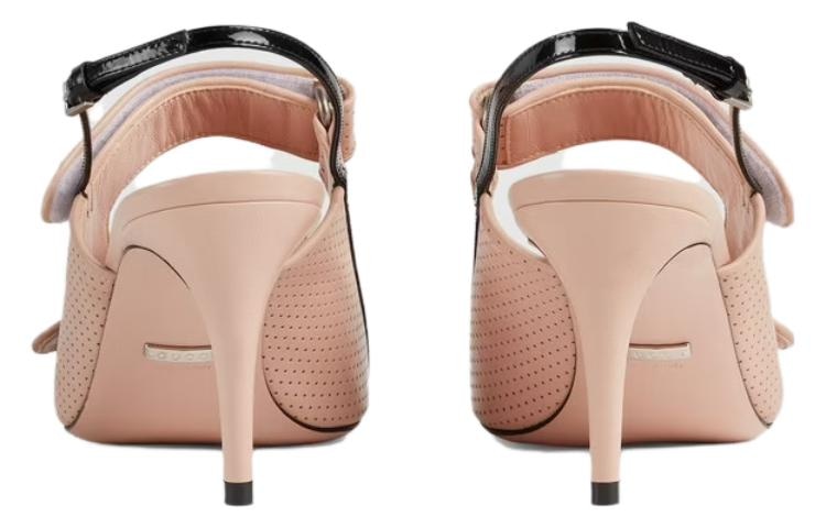 Gucci Mini Double G Sandals Pink — фото 9