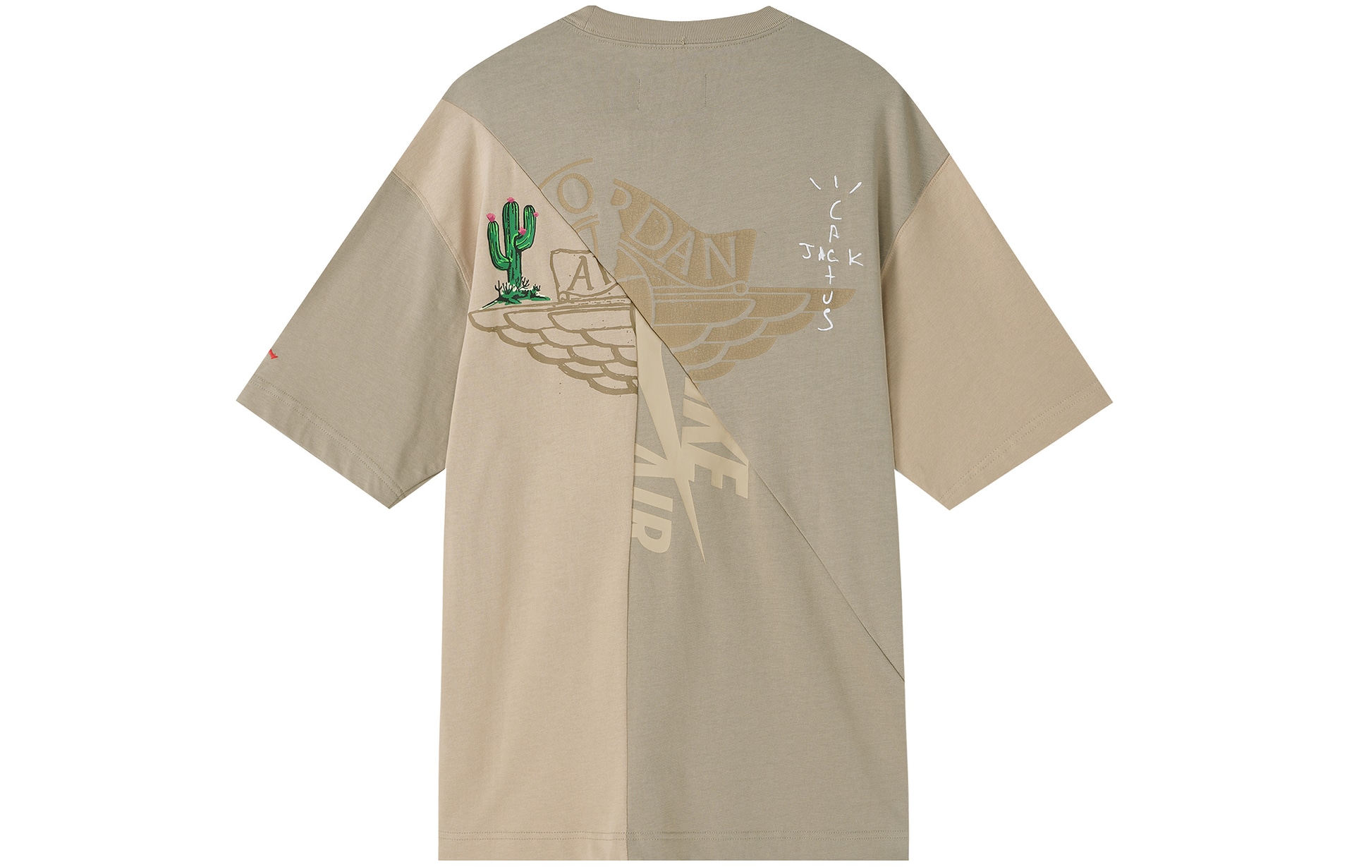 Jordan Air Jordan 6 Travis Scott T-Shirt Khaki — фото 1
