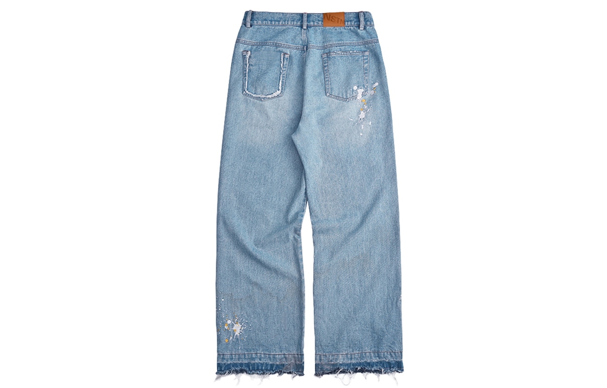NST NONSTOP Ink Embroidery Washed Jeans — фото 1