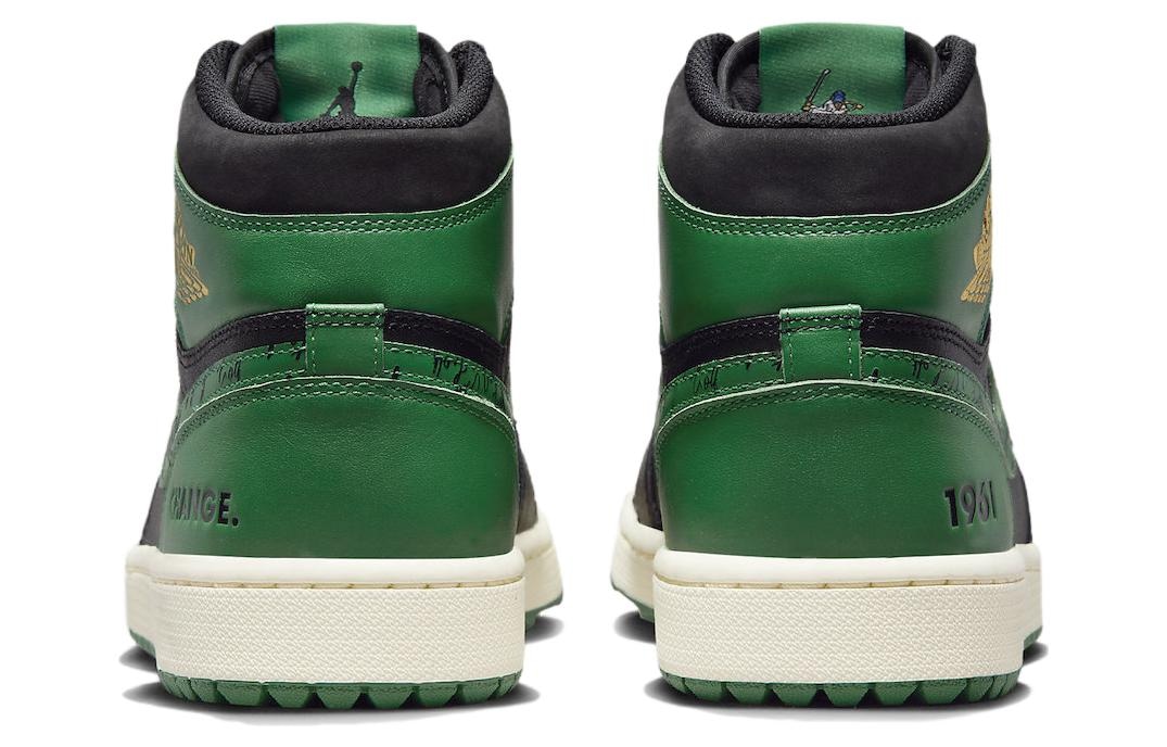 Jordan Air Jordan 1 High Golf Green Black — фото 10