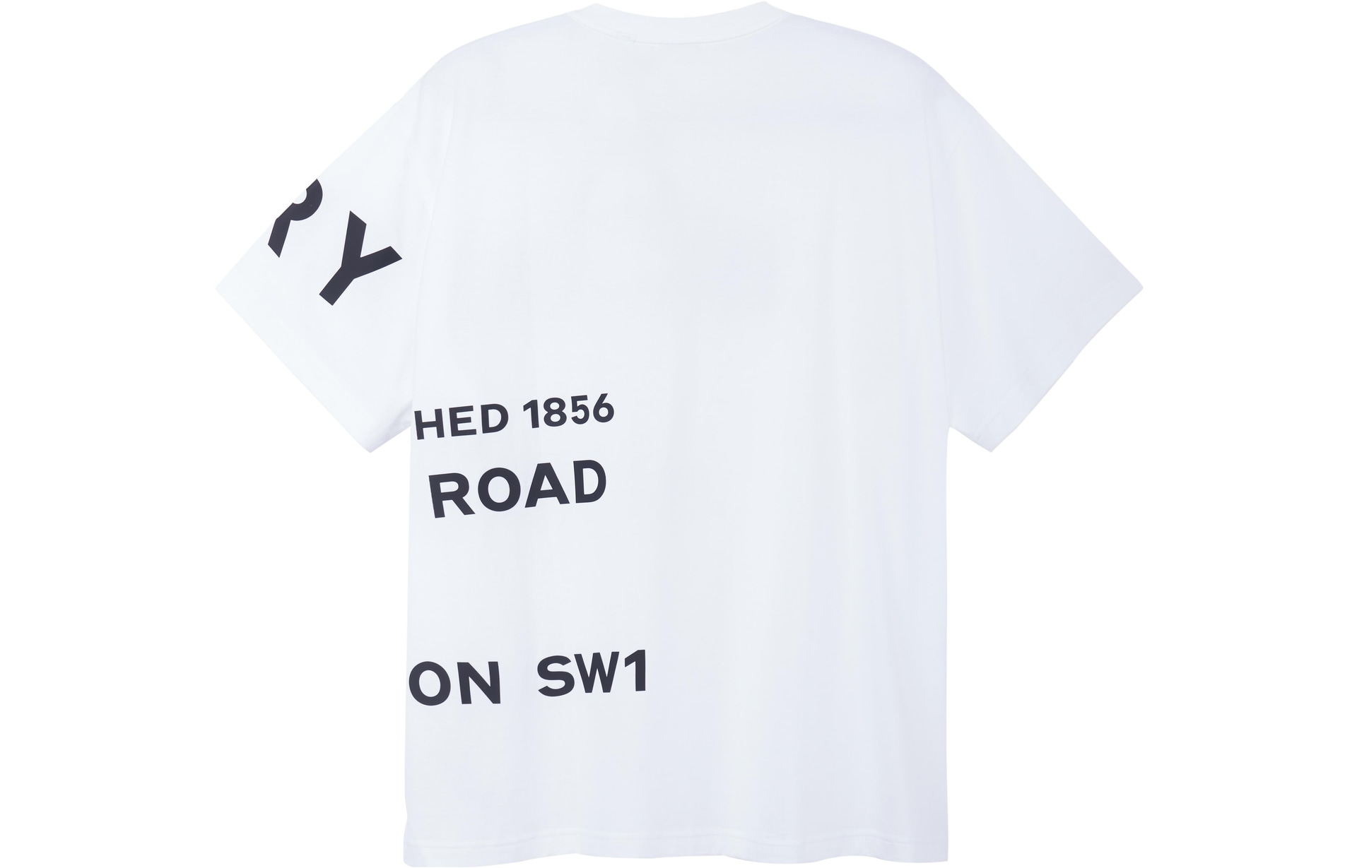 Burberry Horseferry Oversize T-Shirt White — фото 4