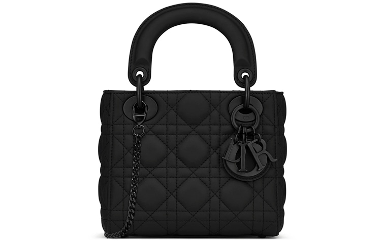 Dior Lady Dior Matte Black Mini
