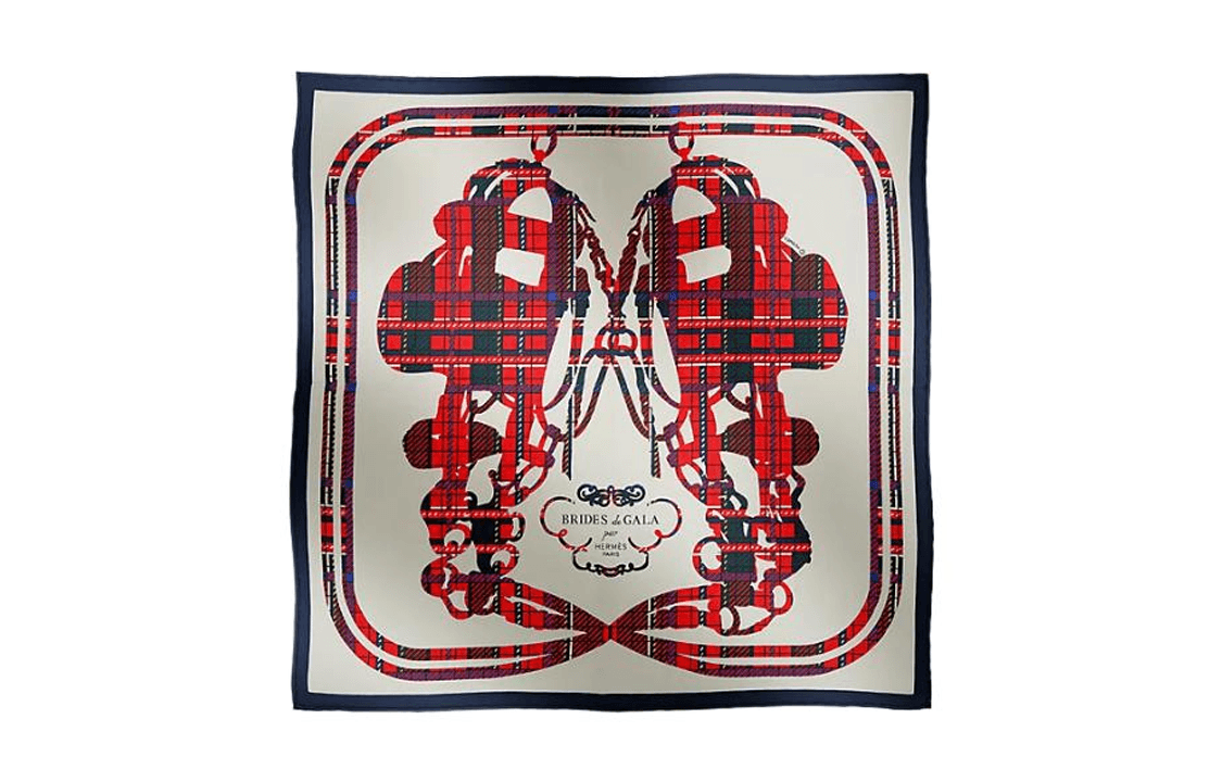 HERMES/爱马仕 Hermes Scarf Red