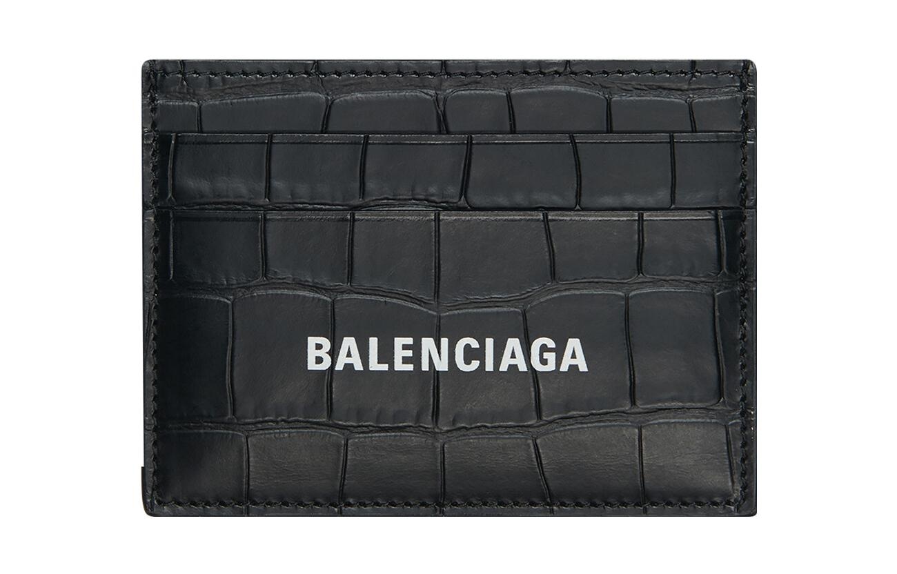 Balenciaga Cash Card Holder Black