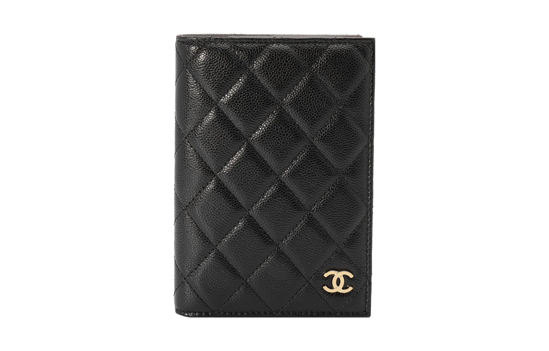 Сумки CHANEL 23B Passport Holder Black