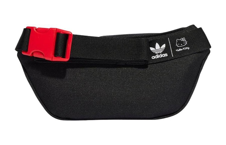 Adidas Originals Trefoil Logo Waist Bag Kids Black — фото 2