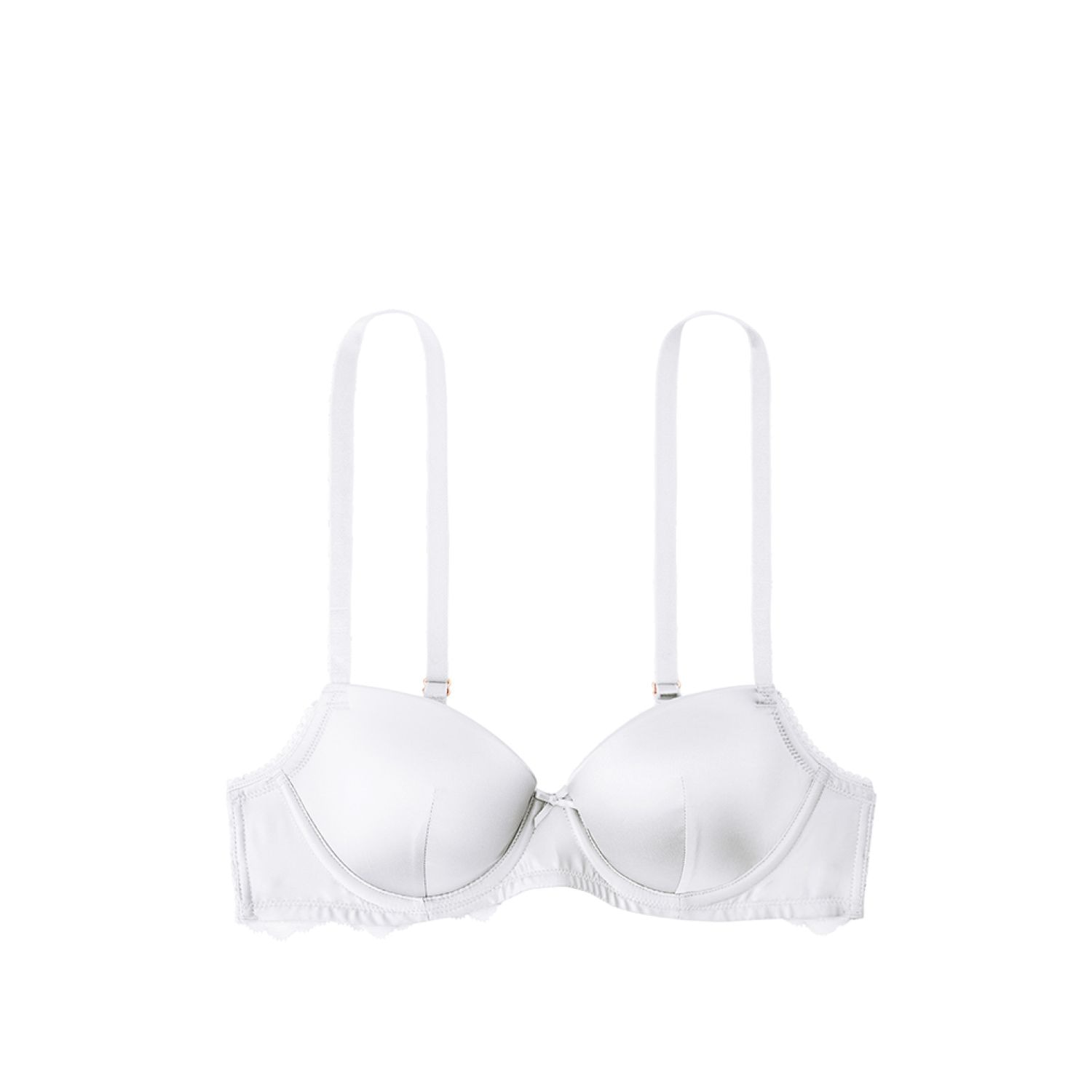 Victoria'S Secret Dream Angels Satin 3/4 Bra Coconut White