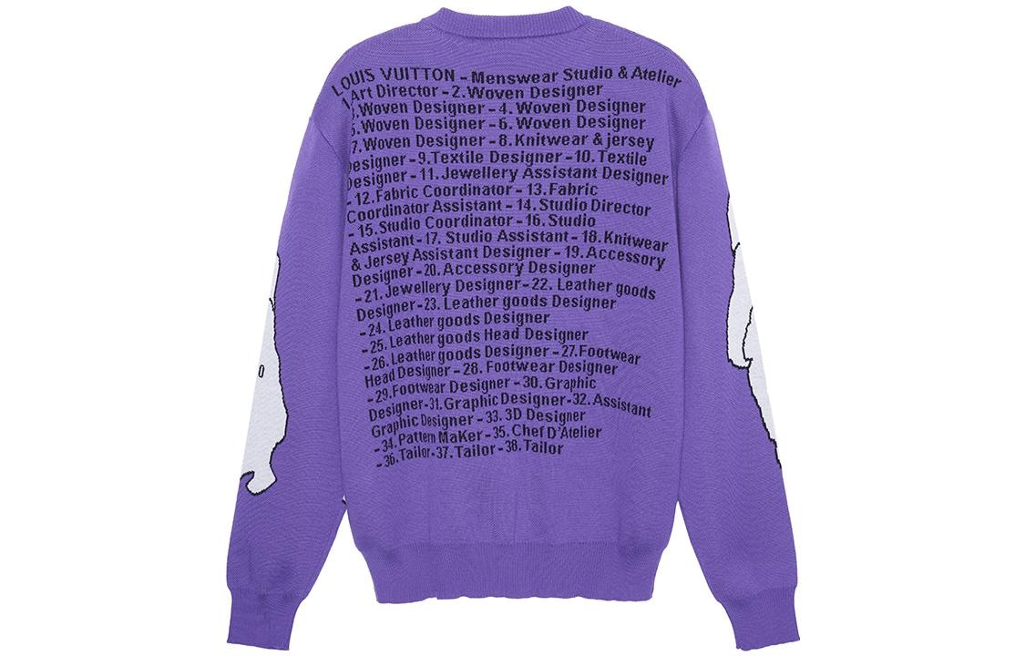 Louis Vuitton FW22 Cartoon Logo Sweater — фото 4