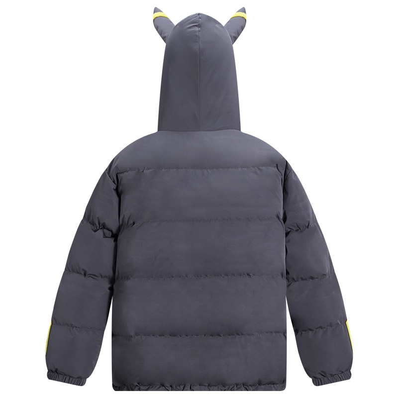 Kakazzy Hooded Puffer Jacket Dark Grey — фото 2
