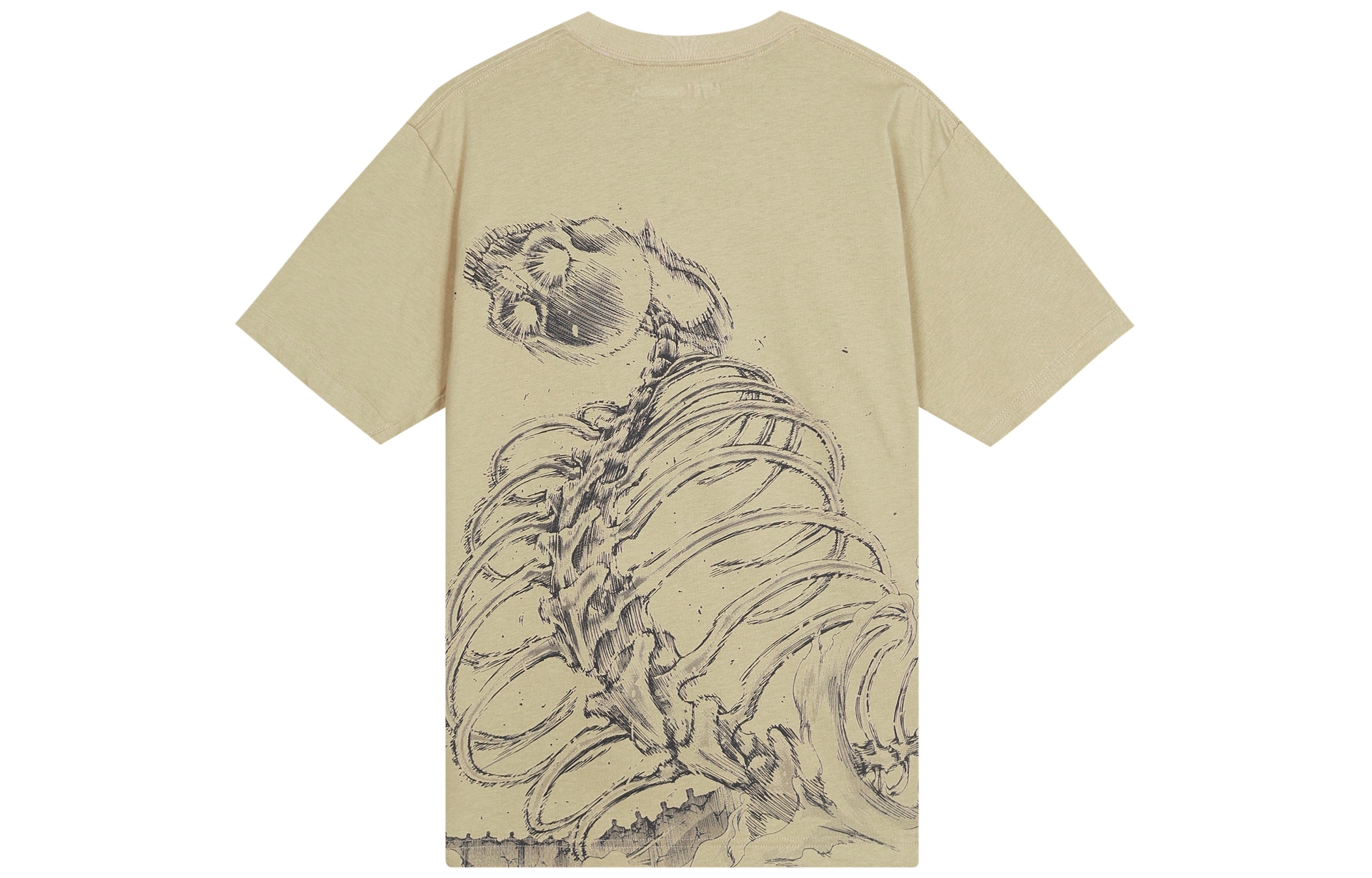 Uniqlo x Attack on Titan SS23 Beige T-Shirt — фото 1