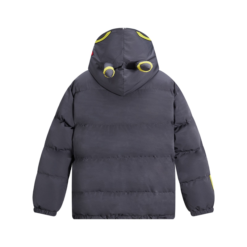 Kakazzy Hooded Puffer Jacket Dark Grey — фото 4