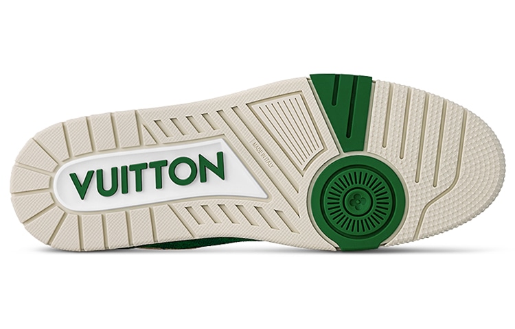 Louis Vuitton Trainer White Green — фото 9
