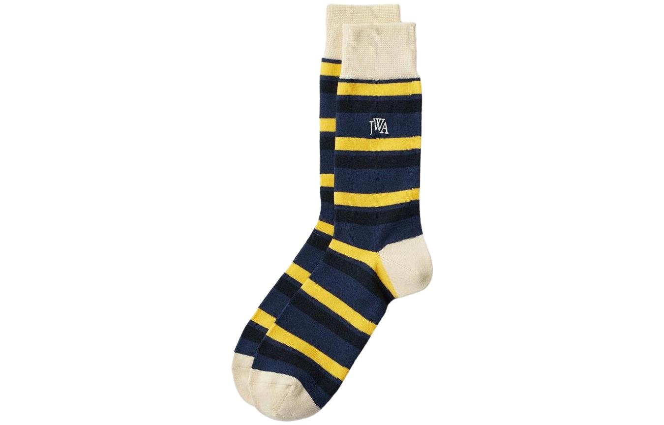 UNIQLO/优衣库 UNIQLO JW Anderson FW23 Striped Knit Socks Navy