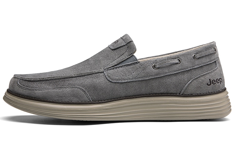 Jeep Canvas Slip-On Light Grey — фото 5