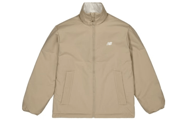New Balance Reversible Zip-Up Jacket Khaki — фото 1