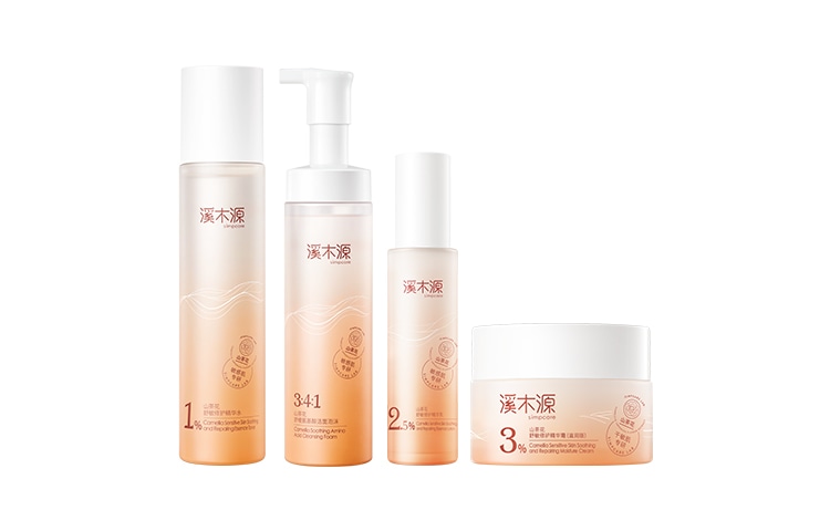 溪木源 (Арт. 山茶花沁透舒缓水乳套装水120ml+乳100ml) — фото 6