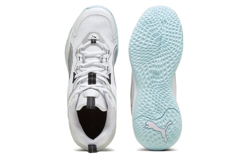Puma Playmaker White Silver Black — фото 9