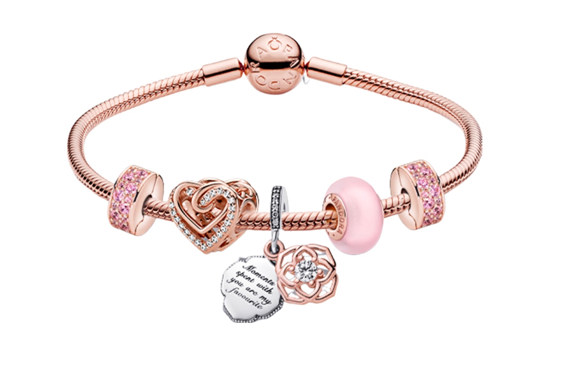 Pandora/潘多拉 Pandora Elegant Hand-Painted Bracelet Set
