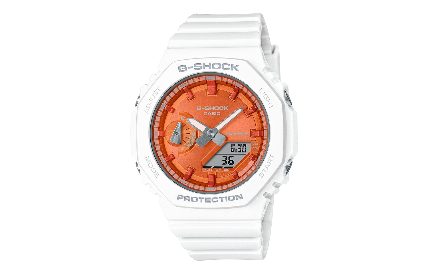 CASIO/卡西欧 CASIO GMAGA-2100 G-SHOCK GMA-S2100WS-7APRGA-2100WS-7APR