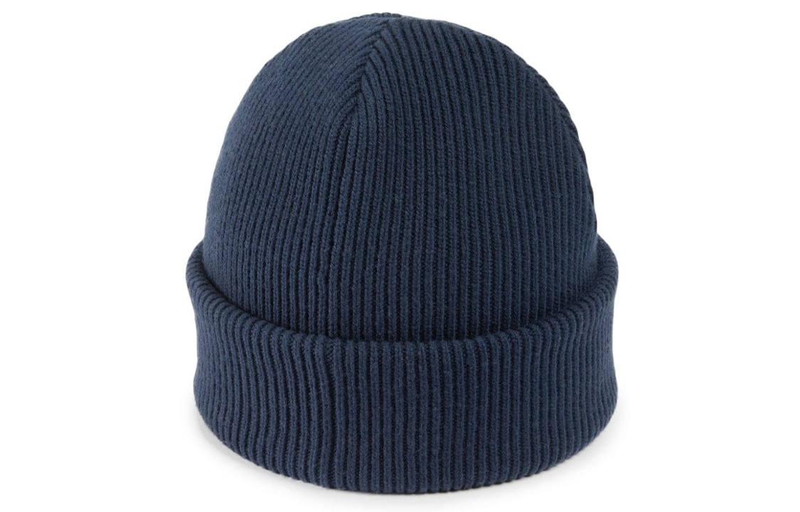 Gucci Logo Patch Beanie Navy — фото 1