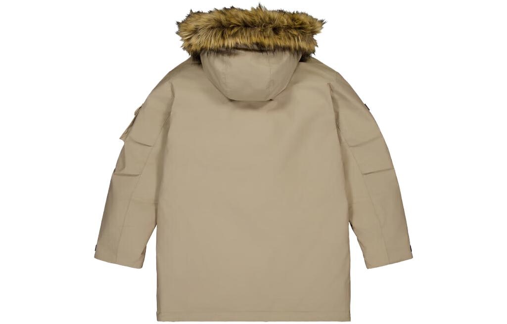 New Balance Long Down Jacket Brown — фото 2