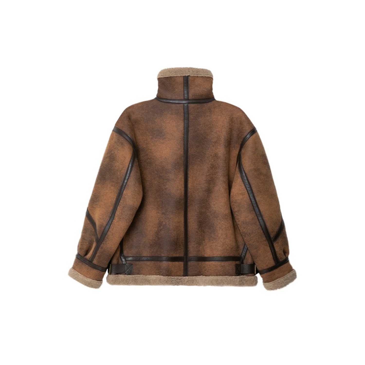 Wild Leader Vintage Biker Jacket Khaki — фото 1