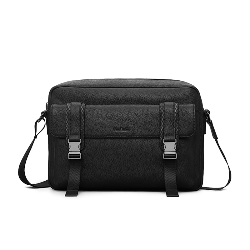 PIERRE CARDIN/皮尔卡丹 Pierre Cardin Messenger Bag Black
