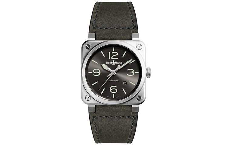BELL & ROSS/柏莱士 BELL ROSS 100m 42mm BR0392-GC3-STSCA