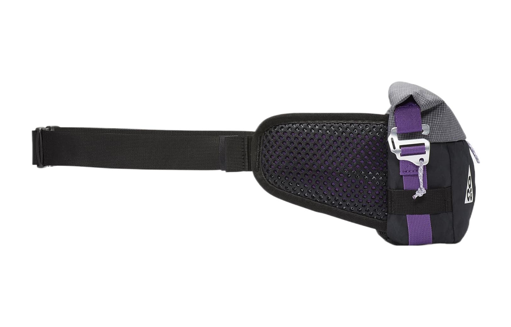 Nike Waist Bag Black Grey White — фото 4