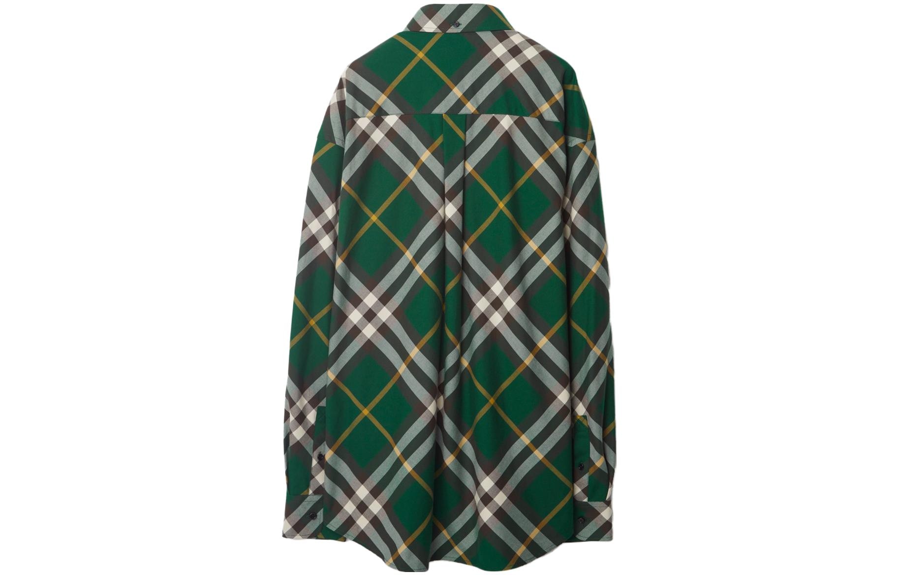 Burberry Check Long Sleeve Shirt — фото 1