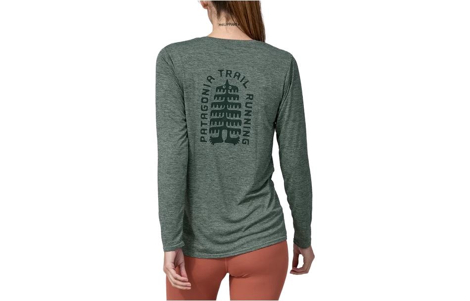 Patagonia Long-Sleeved Capilene Cool Daily Graphic T — фото 5