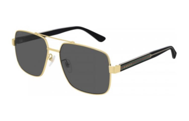 Очки Gucci Irregular Sunglasses Gold