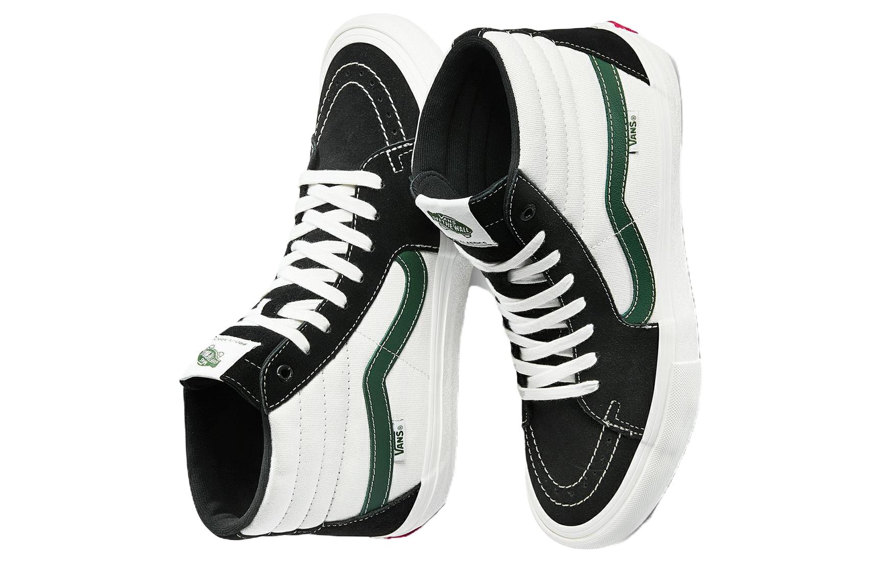 Vans SK8-Hi Black White — фото 8