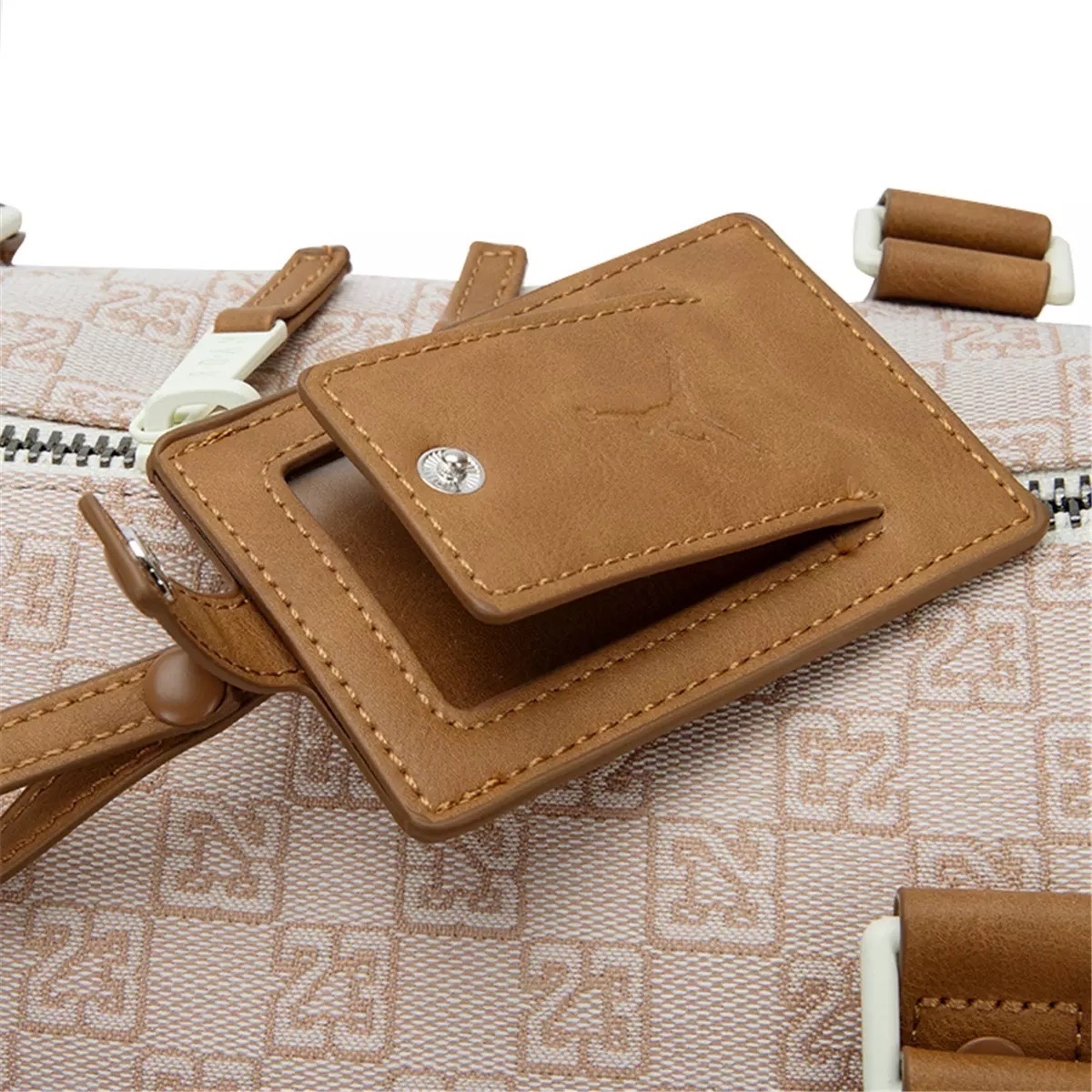 Jordan Chessboard Duffel Beige/Cream — фото 6