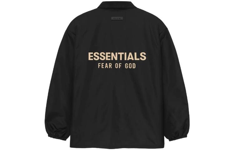 Fear Of God Essentials Coaches Jacket Jet Black — фото 1